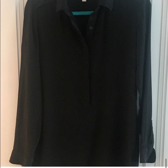J Crew black silk blouse - Picture 6 of 8